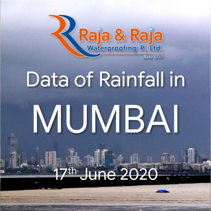 Mumbai Monsoon Rainfall Data 17 June 2020