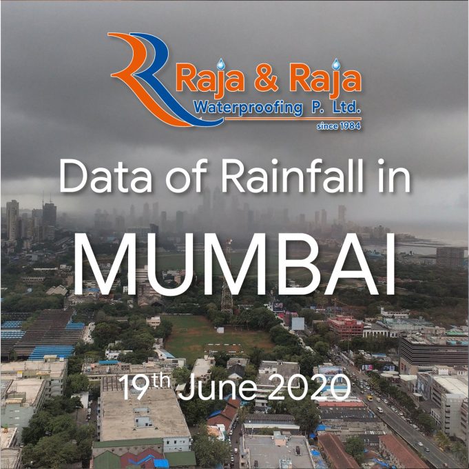 Mumbai Monsoon Rainfall Data 19 June 2020